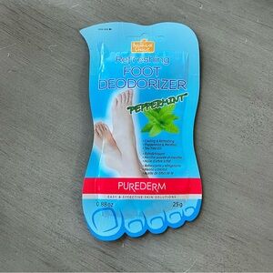 Purederm Peppermint Tea Tree Eucalyptus Oil Menthol Foot Deodorizer Treatment